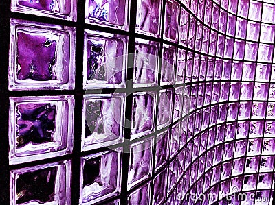 Purple Glass Block