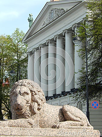 Pushkin house. Saint-Petersburg. Russia