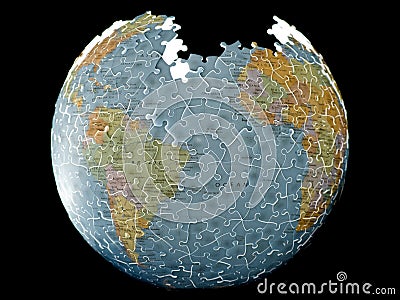 Puzzle Earth Planet