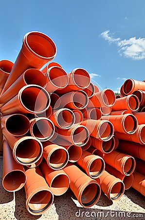 PVC pipes for water transportation