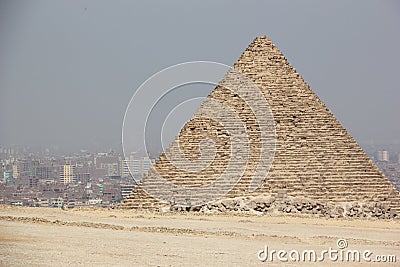 The Pyramids of Giza, Cairo, Egypt.