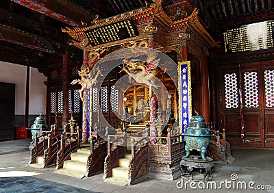 Qing Dynasty palace(chongzheng palace Inside)