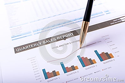 Quarterly sales report