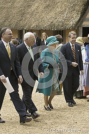 Queen Elizabeth II and Phil Emerson