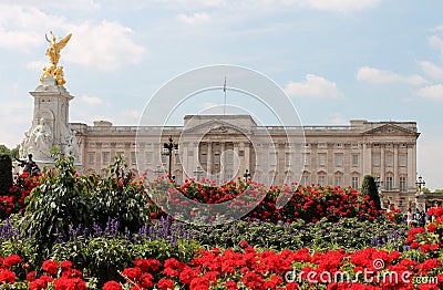 Queen of England Buckingham Palace London