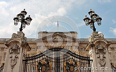 Queen of England Buckingham Palace London