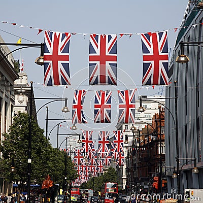 Queen s Diamond Jubilee decoration, Oxford Street