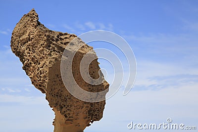 Queen s head rock formation,Yehliu geopark