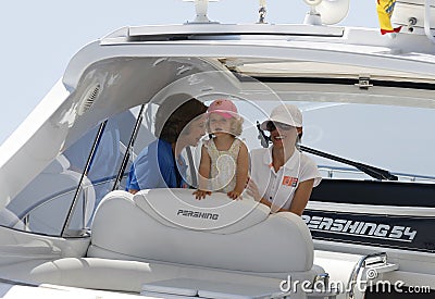 Queen Sofia, Princess Letizia and daughter Leonor