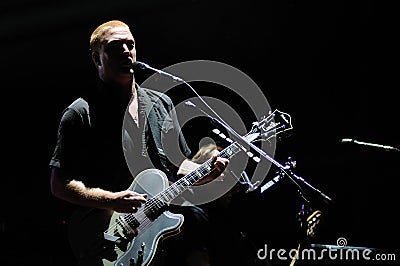 Queens of the Stone Age (American rock band from Palm Desert, California) concert at FIB 2013 Festival