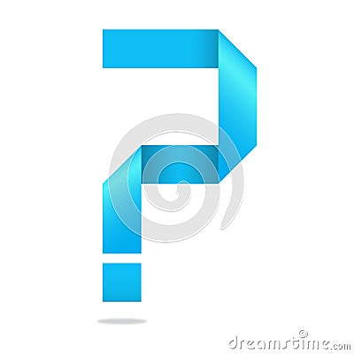 Query - Ribbon Question Mark Royalty Free 