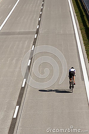Racing cyclist