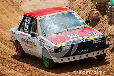 Racing old car in srilanka