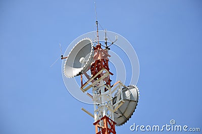 Radio relay antennas