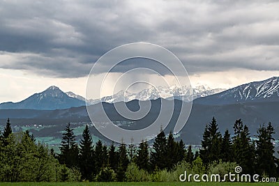 Rain in the mountains