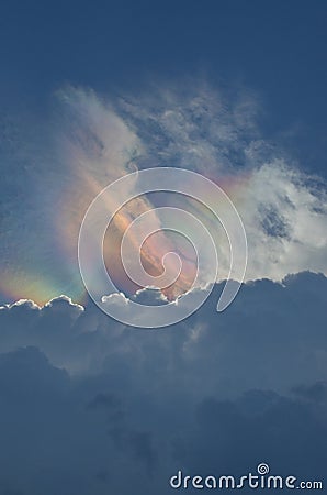 Rainbow cloud