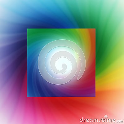Rainbow Swirl Background Stock Image - Image: 15400281