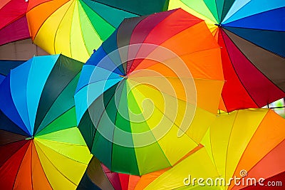 Rainbow umbrella