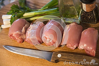 Raw Chicken Meat ready for cooking