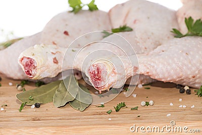 Raw Chicken Meat (on white)