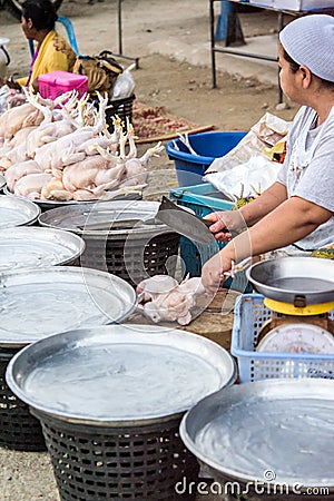 Raw chicken shop