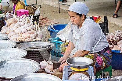 Raw chicken shop