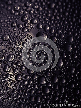 Real Black Water Drops Texture Stock Photography - Image: 1809122