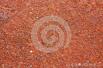 Real texture of small red stones as background