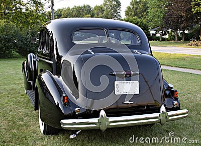 Rear Side View Vintage Buick