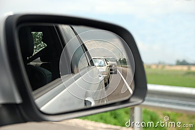 Rear view car mirror