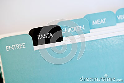 Recipe card dividers