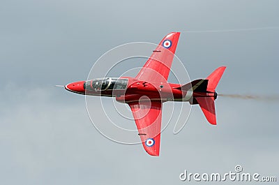 Red arrow jet.