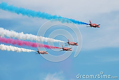 The Red Arrows display team