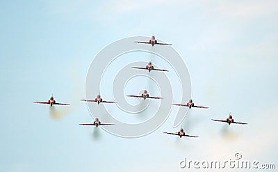 Red Arrows Planes
