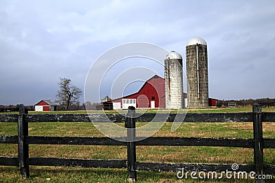 Red Barn and Silo