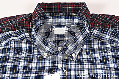 Red and Blue checked pattern shirt
