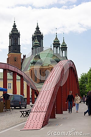 Red bridge Poznan