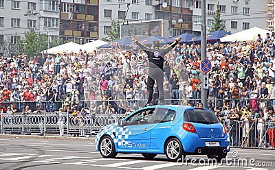 Red Bull Champions Parade on the streets of Kyiv