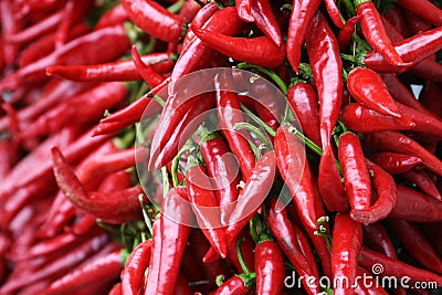 Red chili pepper strings