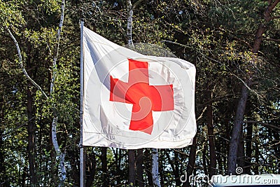 Red cross flag