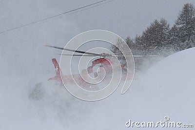 Red Cross Helicopter landing