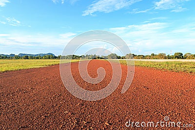 Red earth road.