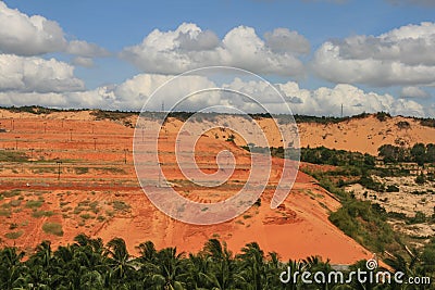 The red earth in vietnam