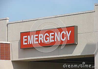 Red Emergency Sign