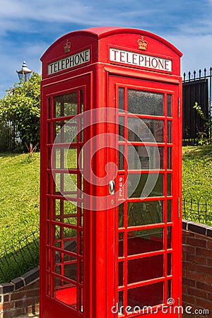 Red english phone box
