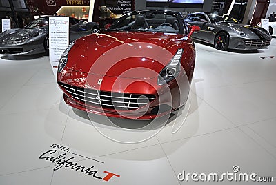 Red Ferrari california T sport car