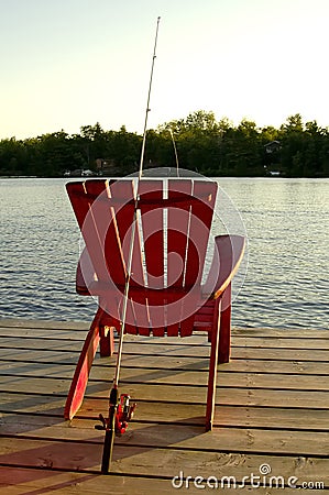 Red Fishing Chair