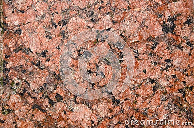 Red granite macro background
