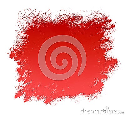 Red Grunge Paint Smear Background