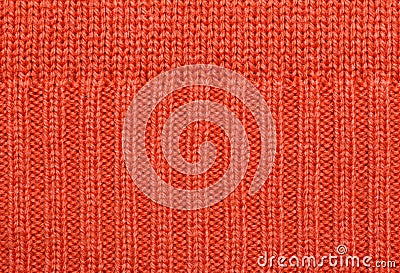 Red knitted fabric texture